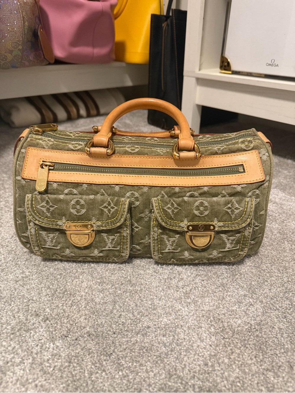 Louis Vuitton Denim Neospeedy Lichen